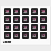 Moeder Art World Greatest Nana Vierkante Sticker (Vel)