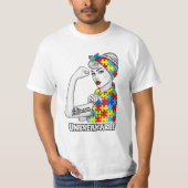 Moeder Autisme Bewustzijn T Shirt (Voorkant)