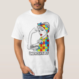Moeder Autisme Bewustzijn T Shirt