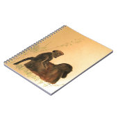 Moeder & Baby Bavianen - Wildlife Monkeys Primaten Notitieboek (Linkerzijde)