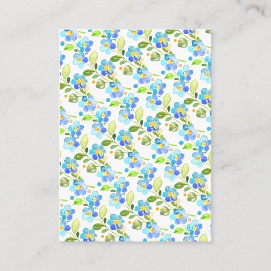 Moeder & Baby Bunny Douche Luier Raffle Ticket Informatiekaartje (Achterkant)