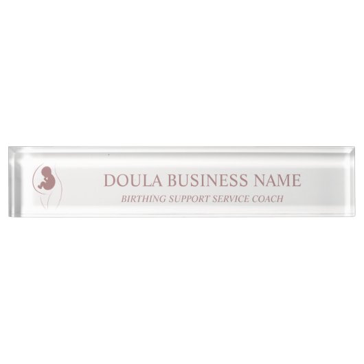 Moeder Baby Doula Merken Naambordje (Voorkant)