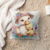 Moeder & Baby Eend Kussen (Deken)