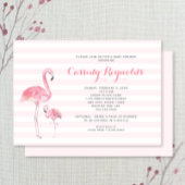 Moeder + Baby Flamingo Baby shower Kaart