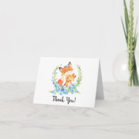 Moeder & Baby Fox Jongens Douche Dank je Opmerking