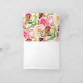 Moeder & Baby Fox Meisjes Douche Dank je Opmerking Bedankkaart (Binnen)