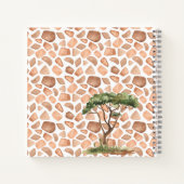 Moeder | Baby Giraffe Safari Baby shower Guest Boo Notitieboek (Achterkant)