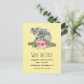 Moeder & Baby Koala Beren Schattigee Waterverf STD Uitnodiging Briefkaart (Staand voorkant)