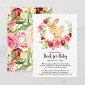 Moeder & Baby Konijnendoucheboek voor Baby Kaart (Voorkant / Achterkant)