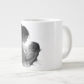 Moeder & Baby-kunstwerk Grote Koffiekop (Voorkant rechts)
