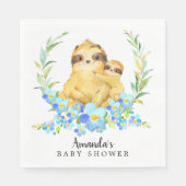 Moeder & Baby luiaard jongens douchepapier servett Servet (Voorkant)