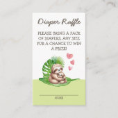 Moeder & Baby luier luier Raffle - Behuizing Kaart (Voorkant)