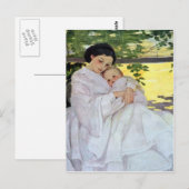 Moeder & Baby Moederdagkaart Briefkaart (Voorkant / Achterkant)