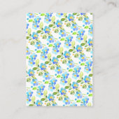 Moeder & Baby Olifant Douche Luier Raffle Ticket Informatiekaartje (Achterkant)