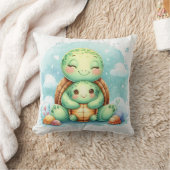 Moeder & Baby Schildpad Kussen (Deken)