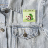 Moeder & Baby Sloth Baby shower Button (In situ)