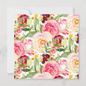 Moeder & Baby Sloth Baby shower Kaart (Achterkant)