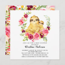 Moeder & Baby Sloth Baby shower