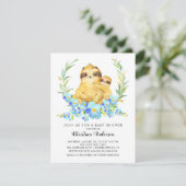 Moeder & Baby Sloth Baby shower Kaart (Staand voorkant)