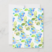 Moeder & Baby Sloth Baby shower Kaart (Achterkant)