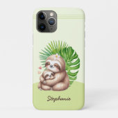 Moeder & Baby Sloth  Case-Mate iPhone Case (Achterkant)