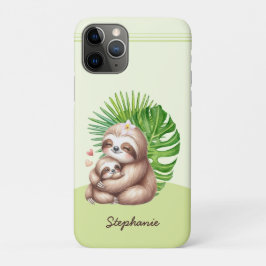 Moeder & Baby Sloth  Case-Mate iPhone Case