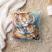 Moeder & Baby Tijger Kussen (Deken)