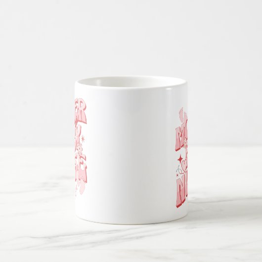 Moeder Baby Verpleegkundige Postpartum Groovy Moed Koffiemok (Center)