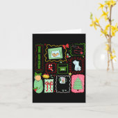 Moeder Baby Verpleegster Kerst Stamp Postpartum Mo Kaart (Gele Bloem)