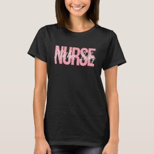 Moeder Baby Verpleegster Verloskundige Baby Voeten T-shirt
