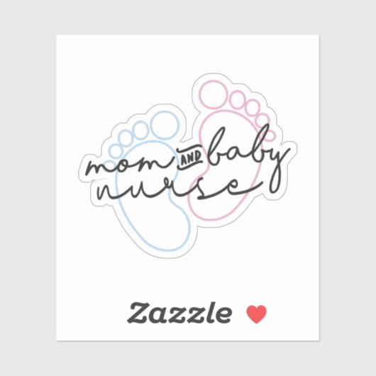 Moeder Baby Zuster Gift, Postpartum Zuster Sticker (Vel)