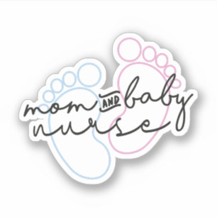 Moeder Baby Zuster Gift, Postpartum Zuster Sticker