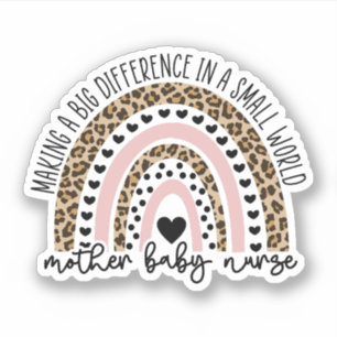 Moeder Baby Zuster Gift, Postpartum Zuster Sticker