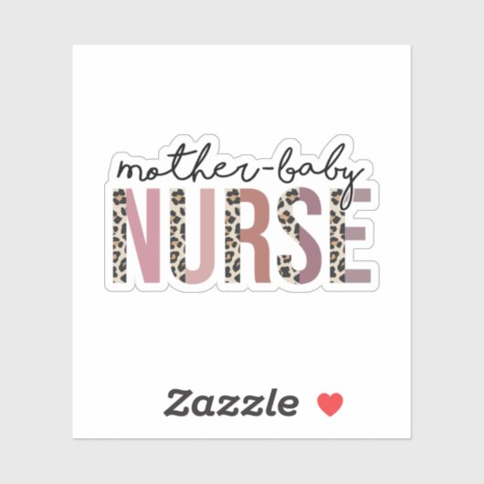 Moeder Baby Zuster Gift, Postpartum Zuster Sticker (Vel)