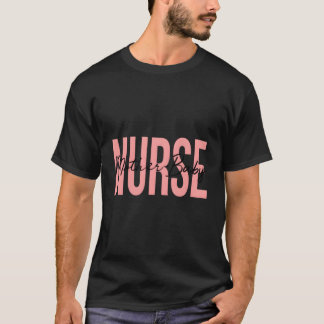 Moeder Baby Zuster Obstetrische Baby Feet Stethosc T-shirt