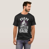 Moeder Barrel Racer Paardrijden T-shirt (Voorkant volledig)