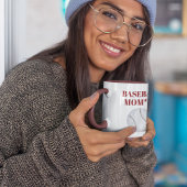 Moeder Baseball Custom Gepersonaliseerd Atleet Num Mok