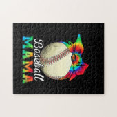 Moeder Baseball Mama Birthday Legpuzzel (Horizontaal)