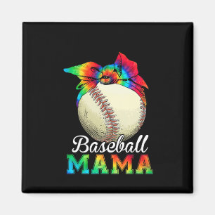 Moeder Baseball Mama Birthday Magneet