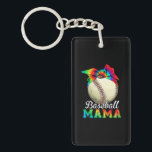 Moeder Baseball Mama Birthday Sleutelhanger<br><div class="desc">Moeder Baseball Mama Birthday</div>