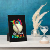 Moeder Baseball Momma Birthday Fotoplaat (Zijkant)