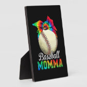 Moeder Baseball Momma Birthday Fotoplaat (Zijkant)