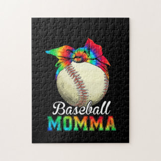 Moeder Baseball Momma Birthday Legpuzzel