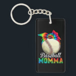 Moeder Baseball Momma Birthday Sleutelhanger<br><div class="desc">Moeder Baseball Momma Birthday</div>