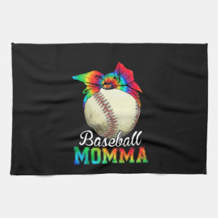 Moeder Baseball Momma Birthday Theedoek