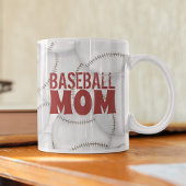 Moeder Baseball Typografie Schattige Koffiemok