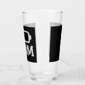 Moeder Batterij Laag Moe Funny Moederdag Glas (Links)