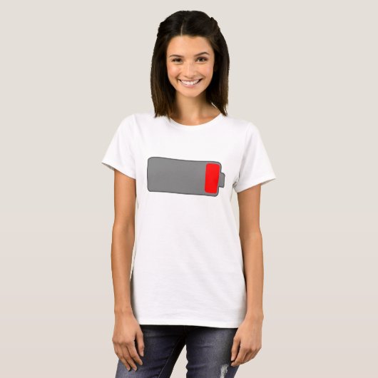 Moeder batterij t-shirt (Voorkant volledig)