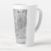 Moeder Beer en Cub Latte Mok (Rechterhoek)