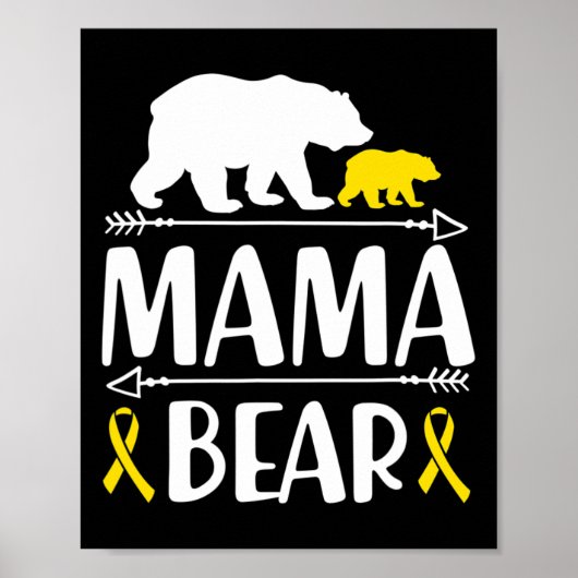 Moeder Beer kinderkanker Mam van een oorlog Poster (Voorkant)
